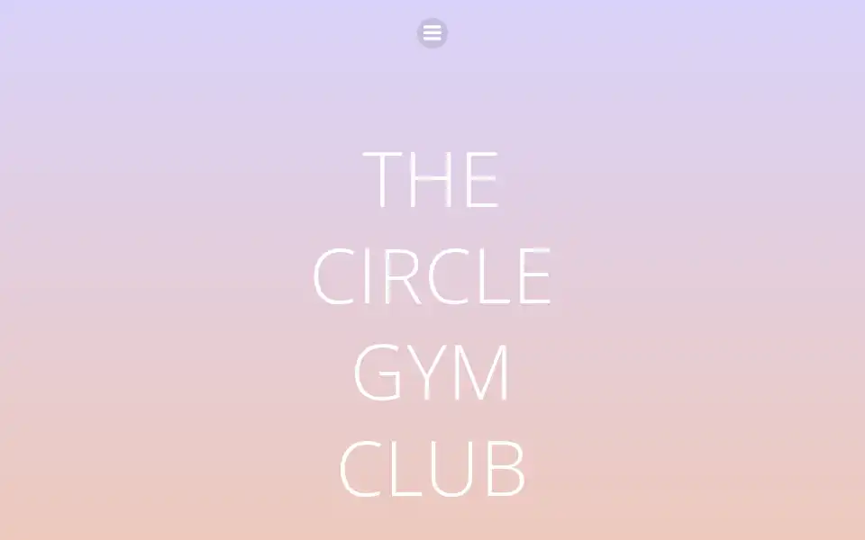 Screenshot of thecirclegymclub.co.uk