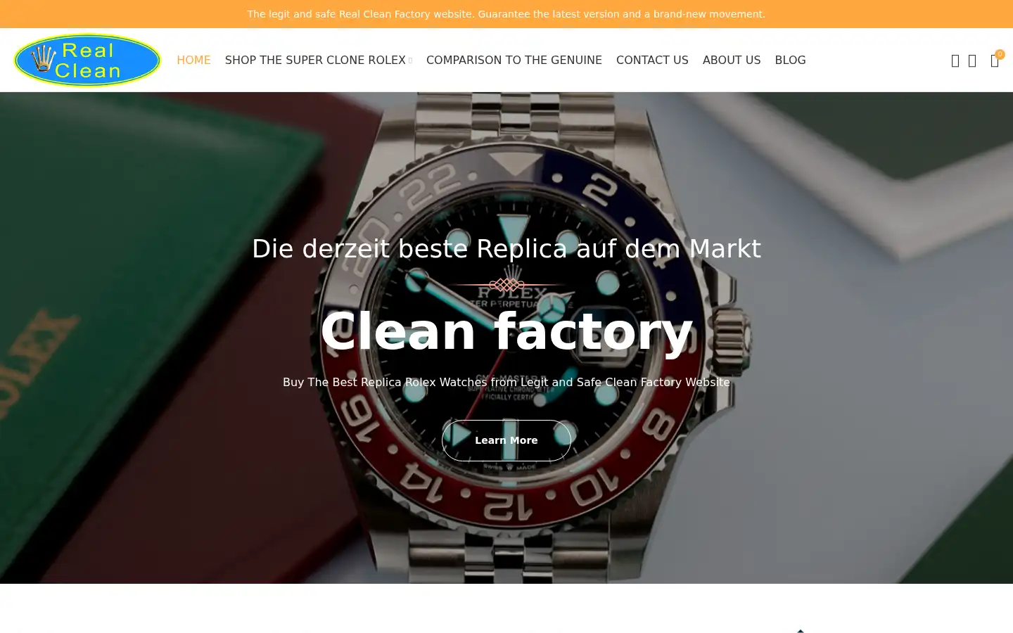 Screenshot of thecleanfactory.us