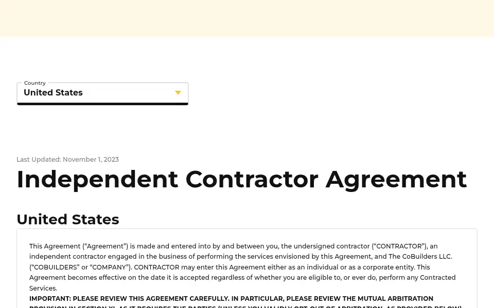 Screenshot of thecobuilders.com