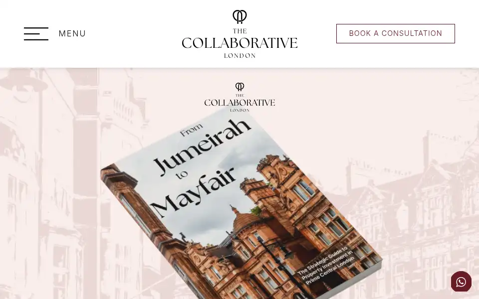 Screenshot of thecollaborativelondon.co.uk