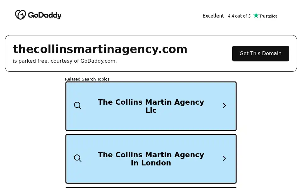 Screenshot of thecollinsmartinagency.com