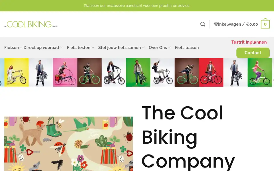 Screenshot of thecoolbikingcompany.com