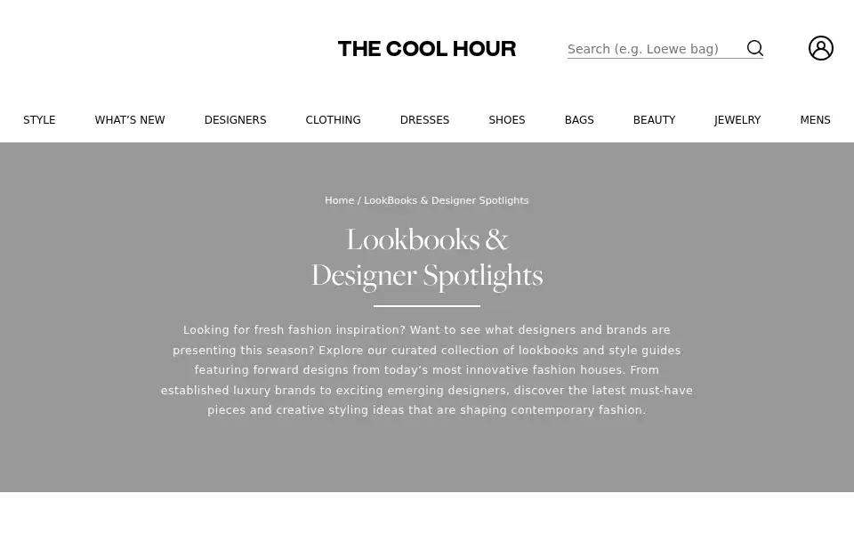 Screenshot of thecoolhour.com