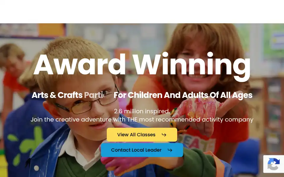 Screenshot of thecreationstation.co.uk