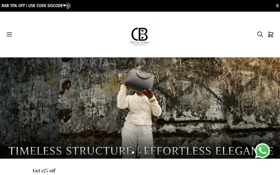 Screenshot of thecrystalborsa.in