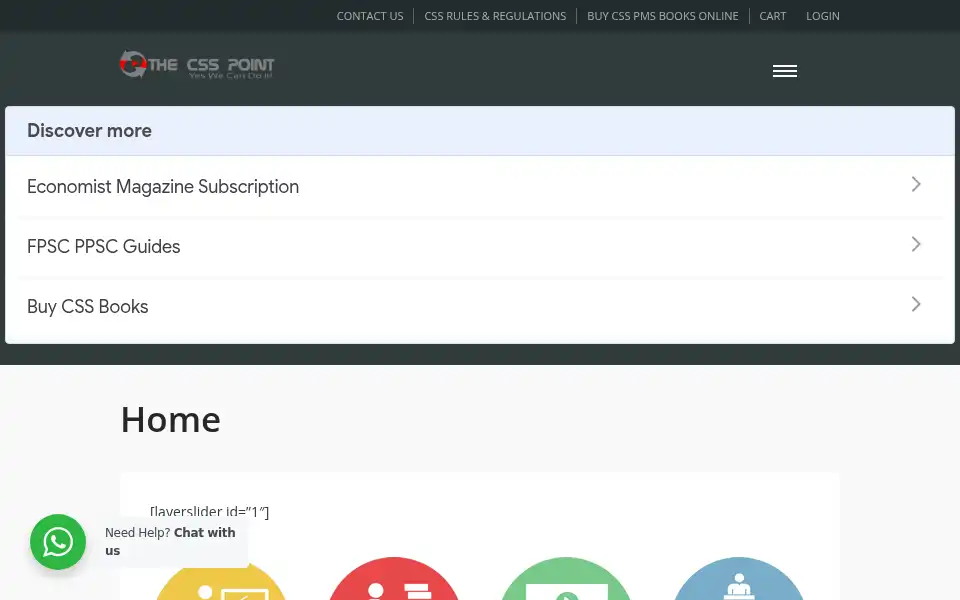 Screenshot of thecsspoint.com