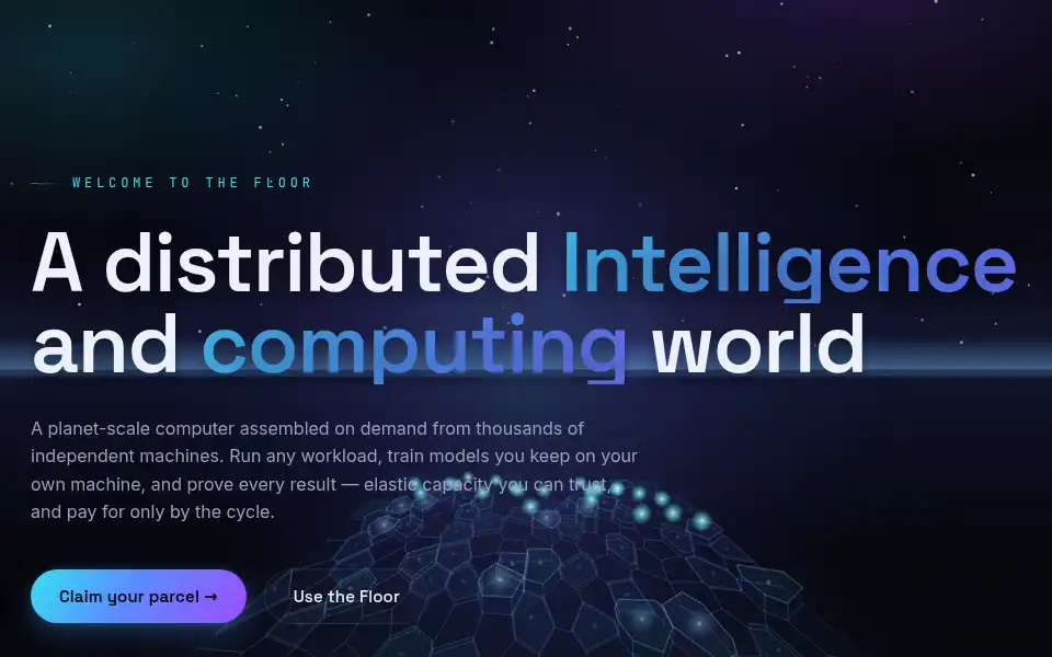 Screenshot of thecubefloor.com