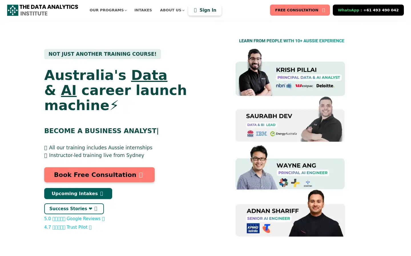 Screenshot of thedaxinstitute.com