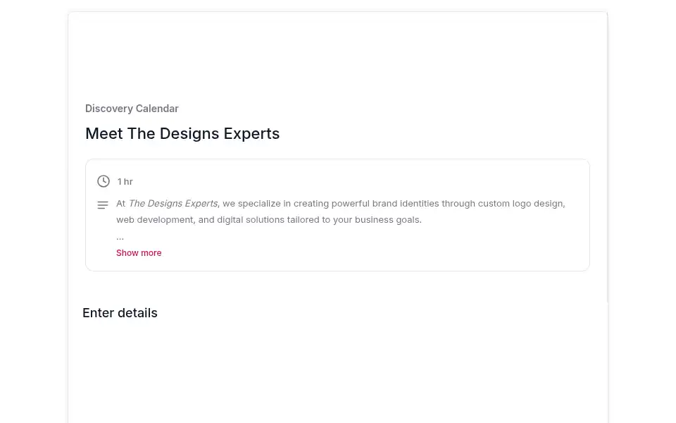 Screenshot of thedesignsexperts.com