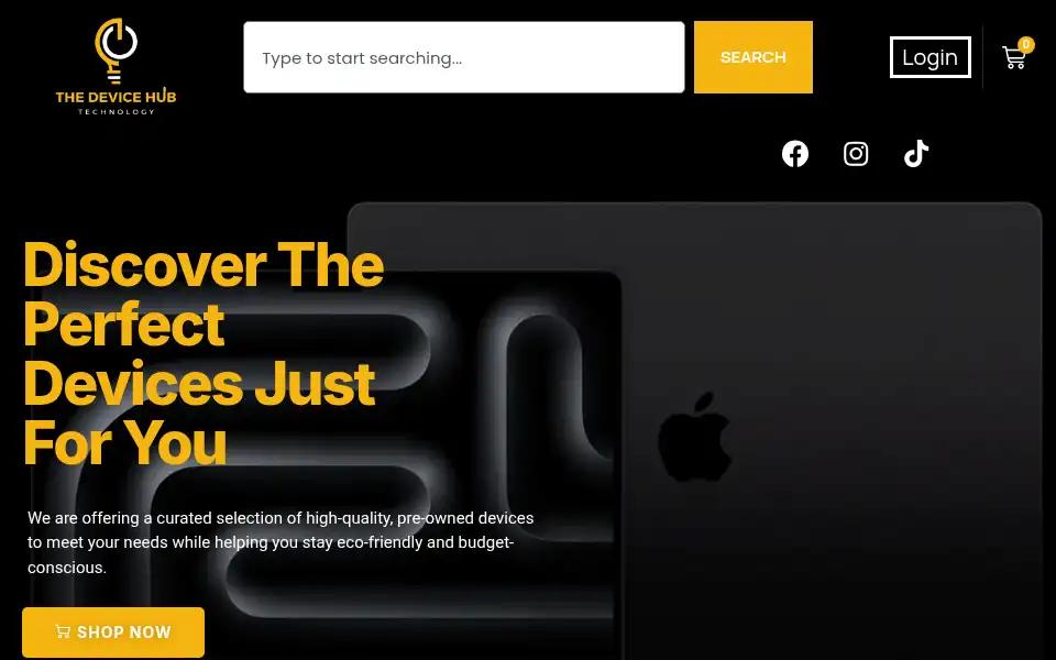 Screenshot of thedevicehub.co.uk