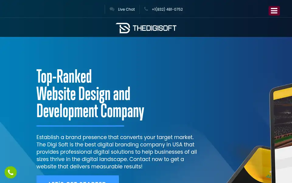 Screenshot of thedigisoft.com