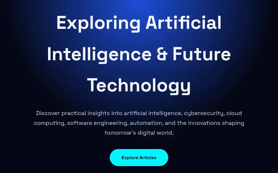Screenshot of thedigitalcyborg.com