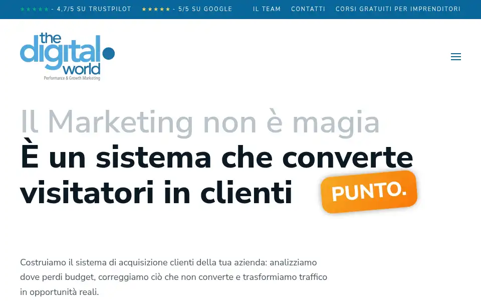 Screenshot of thedigitalworld.it