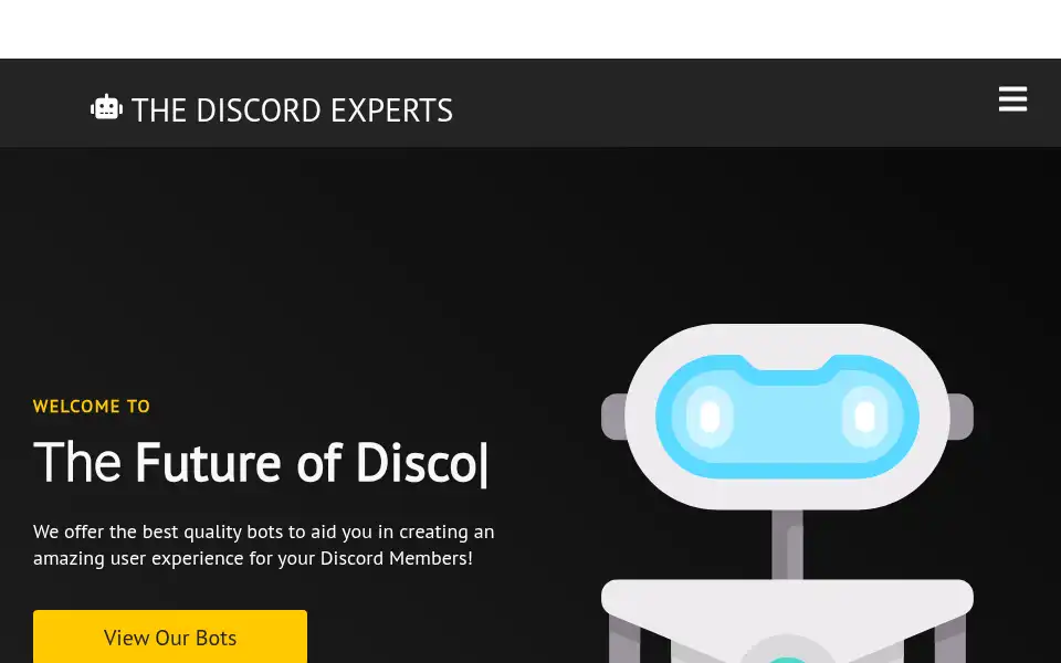 Screenshot of thediscordexperts.com