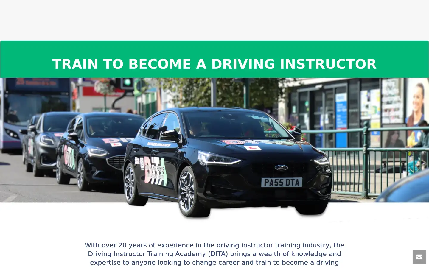 Screenshot of thedita.co.uk