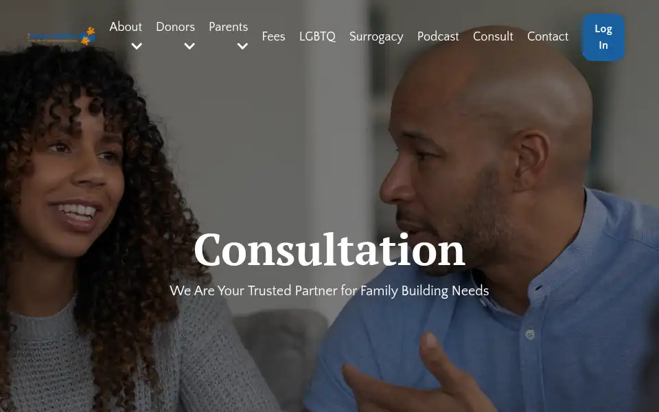 Screenshot of thedonorsolution.com