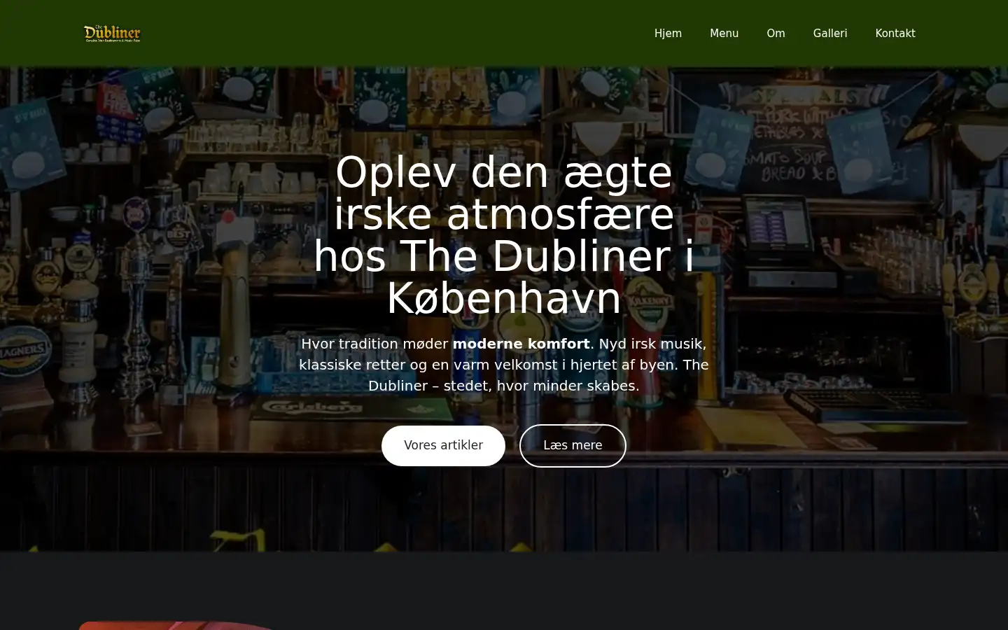 Screenshot of thedubliner.dk