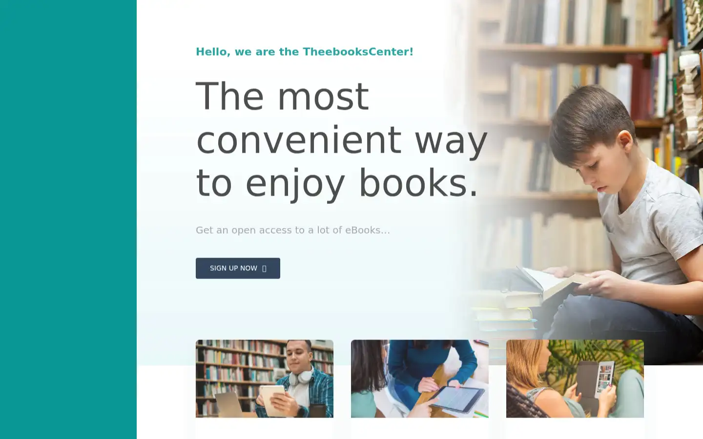 Screenshot of theebookscenter.com