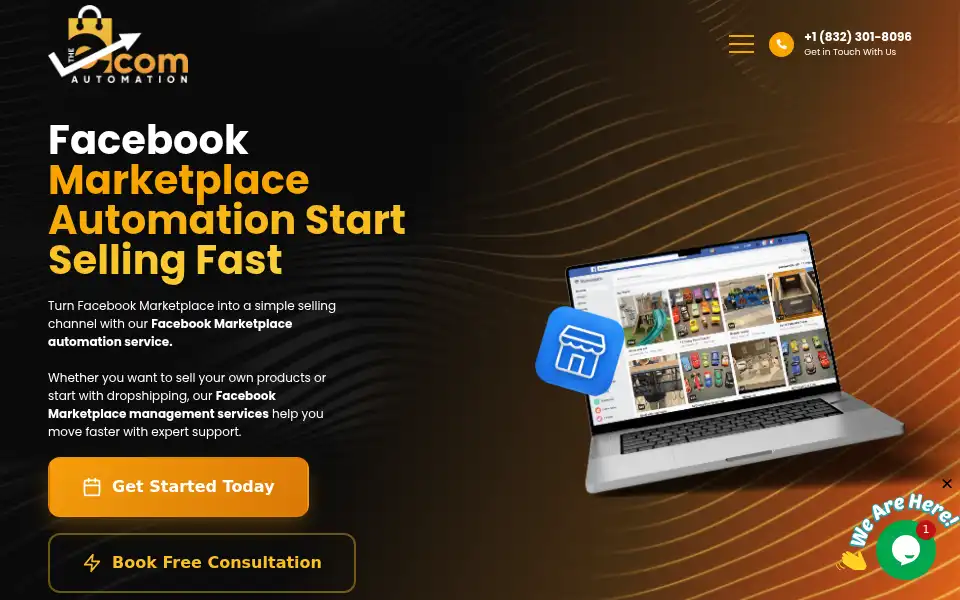 Screenshot of theecomautomation.com