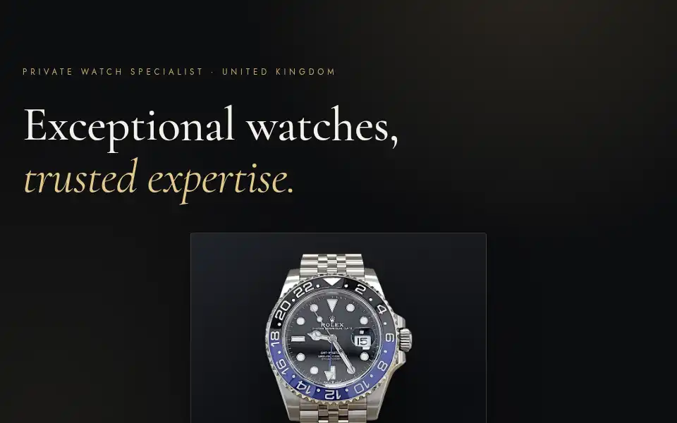 Screenshot of theelevatedwatchcompany.co.uk