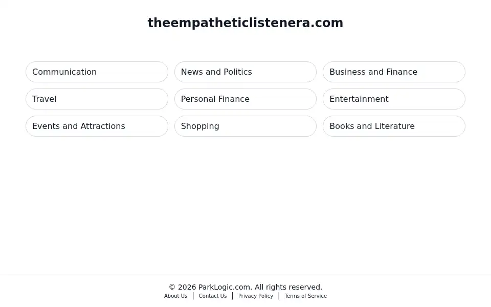 Screenshot of theempatheticlistenera.com
