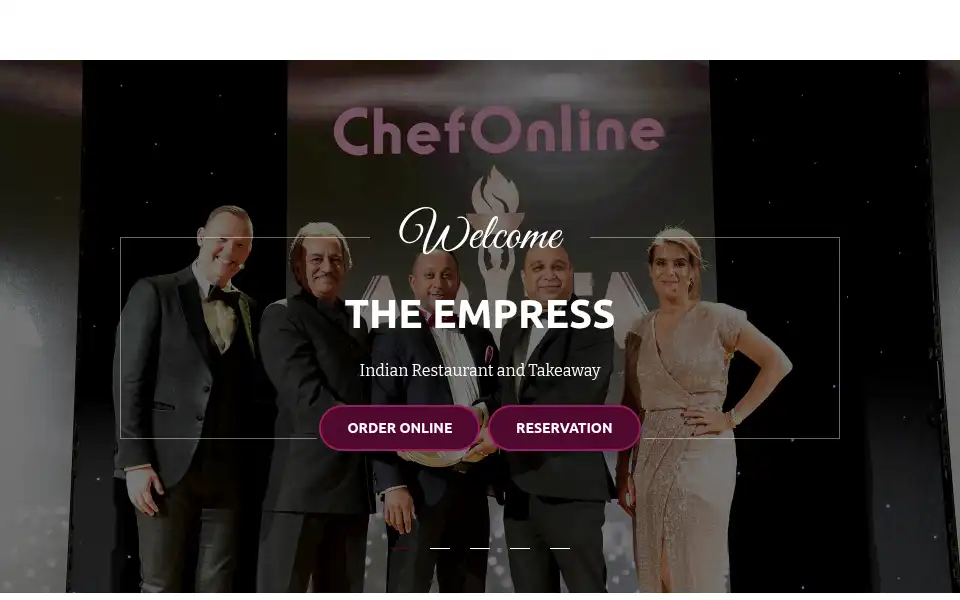 Screenshot of theempress.co.uk