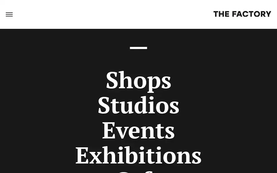 Screenshot of thefactory.co.uk
