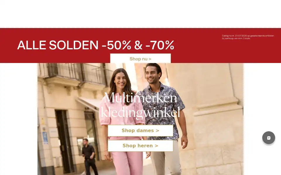 Screenshot of thefashionstore.be