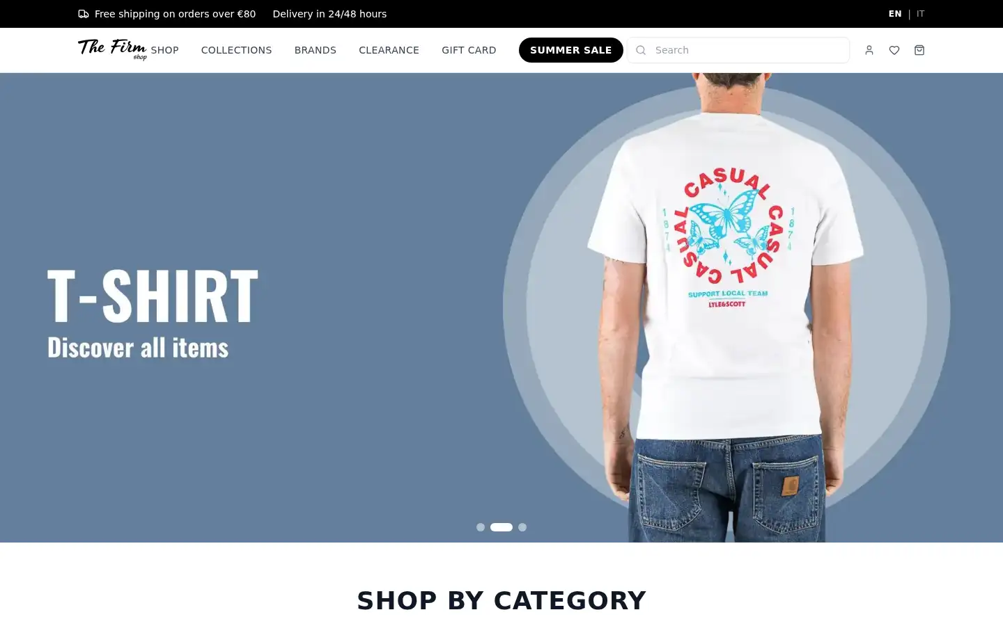 Screenshot of thefirmshop.com