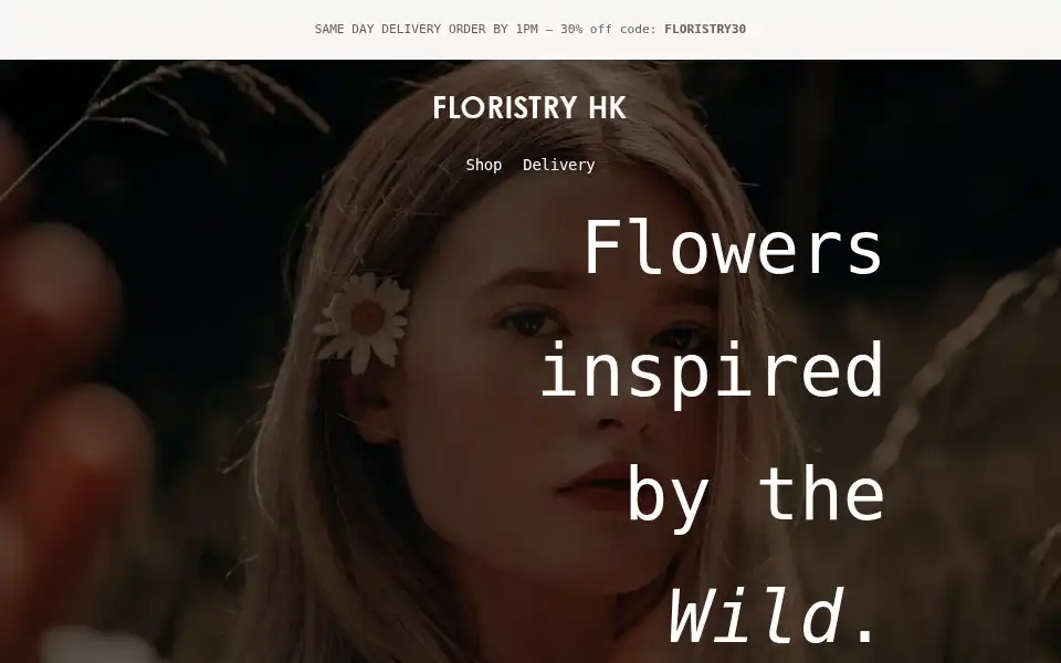 Screenshot of thefloristryhk.com