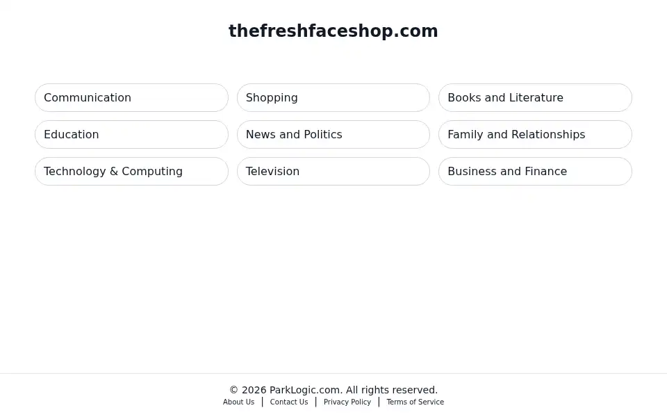 Screenshot of thefreshfaceshop.com