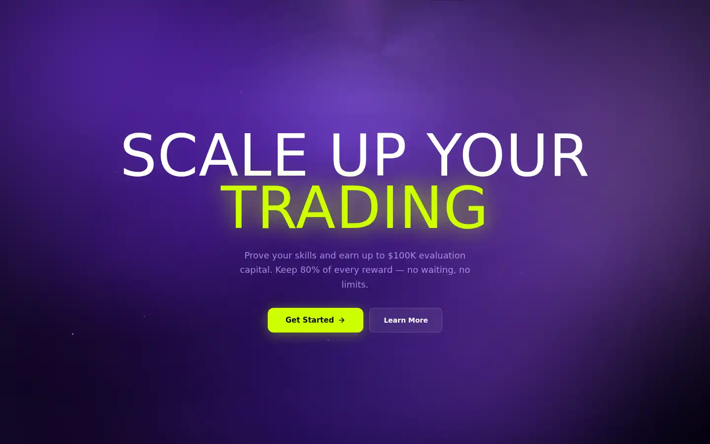 Screenshot of thefundedroom.com