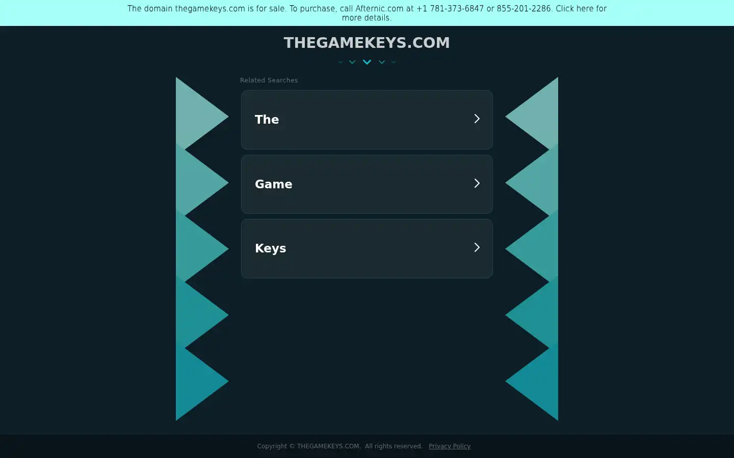 Screenshot of thegamekeys.com