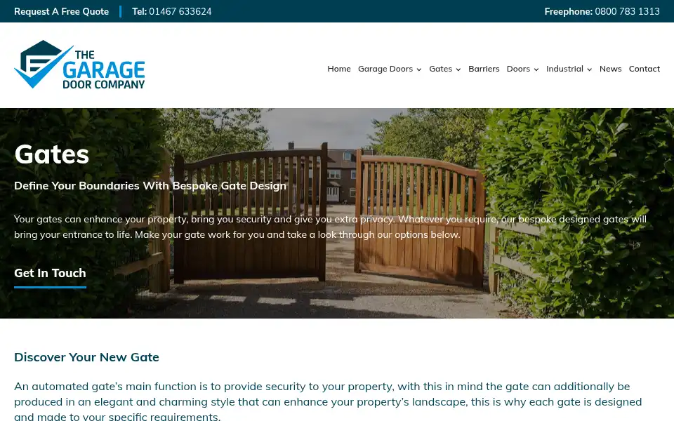 Screenshot of thegdc.uk