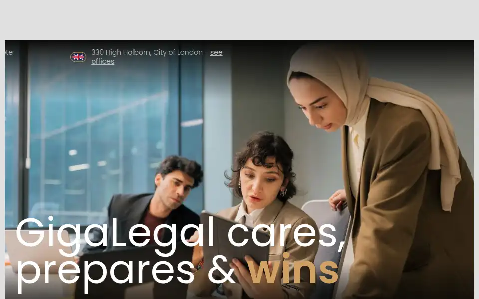 Screenshot of thegigalegal.com