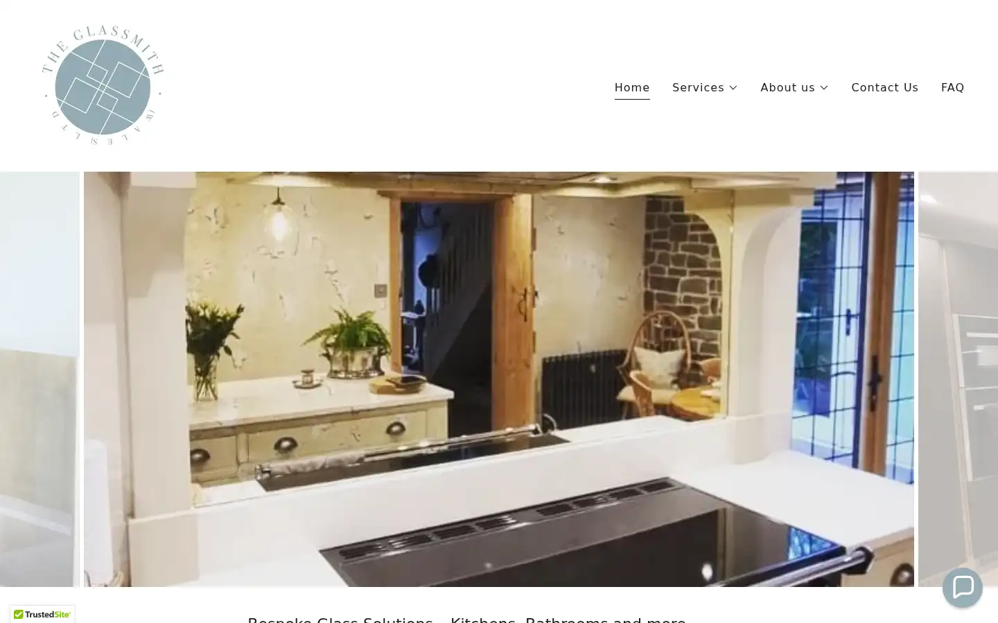 Screenshot of theglassmithwales.co.uk