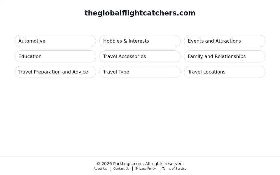 Screenshot of theglobalflightcatchers.com