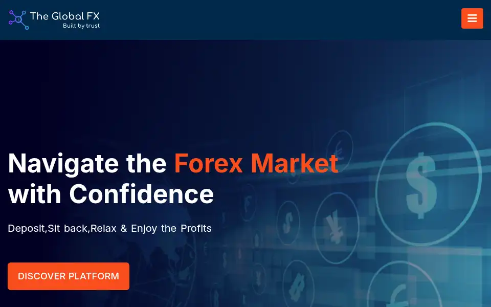 Screenshot of theglobalfx.com