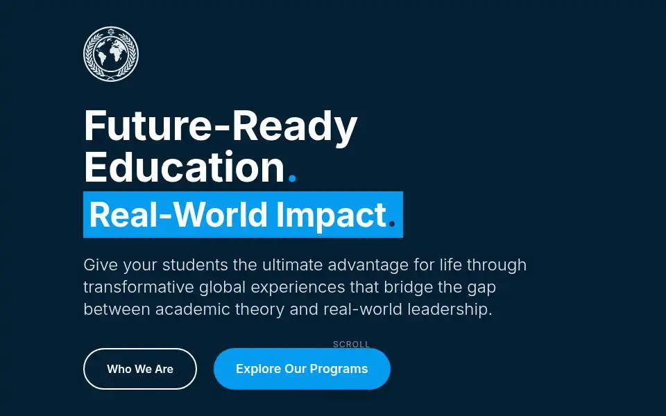 Screenshot of theglobalyouthcongress.com