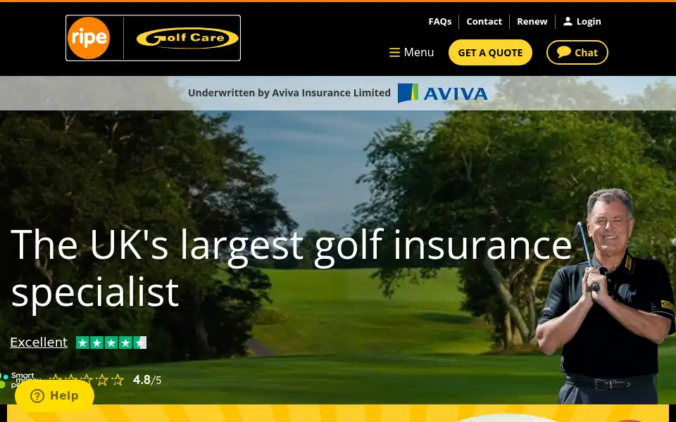 Screenshot of thegolfersclub.co.uk