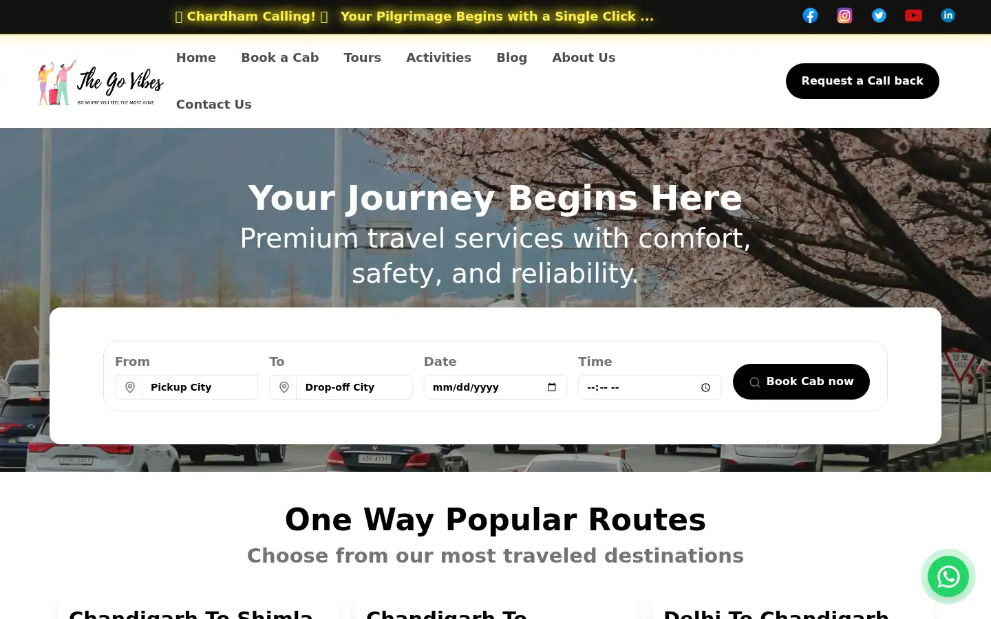 Screenshot of thegovibes.com