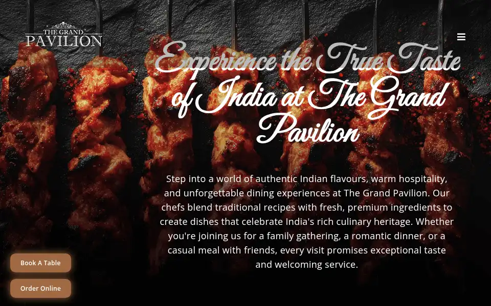 Screenshot of thegrandpavilion.com.au