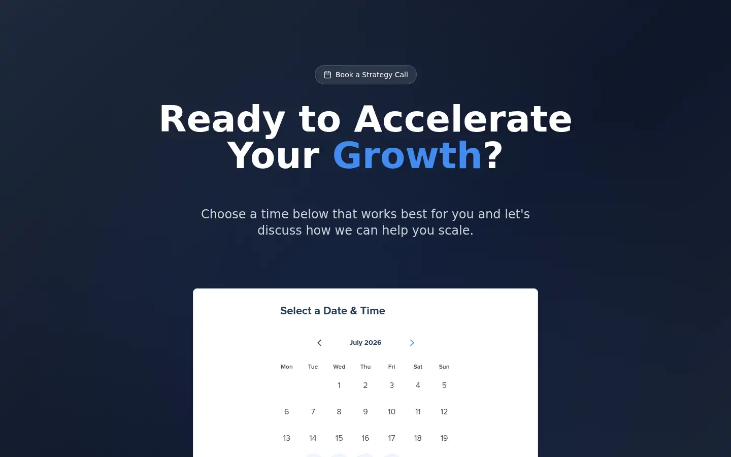Screenshot of thegrowthcenter.co