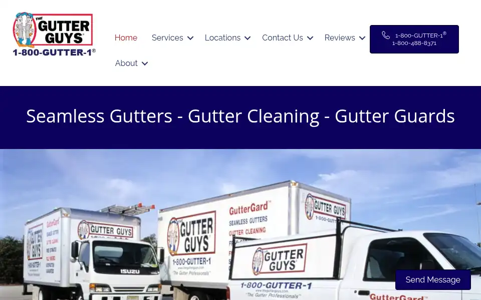 Screenshot of thegutterguys.com