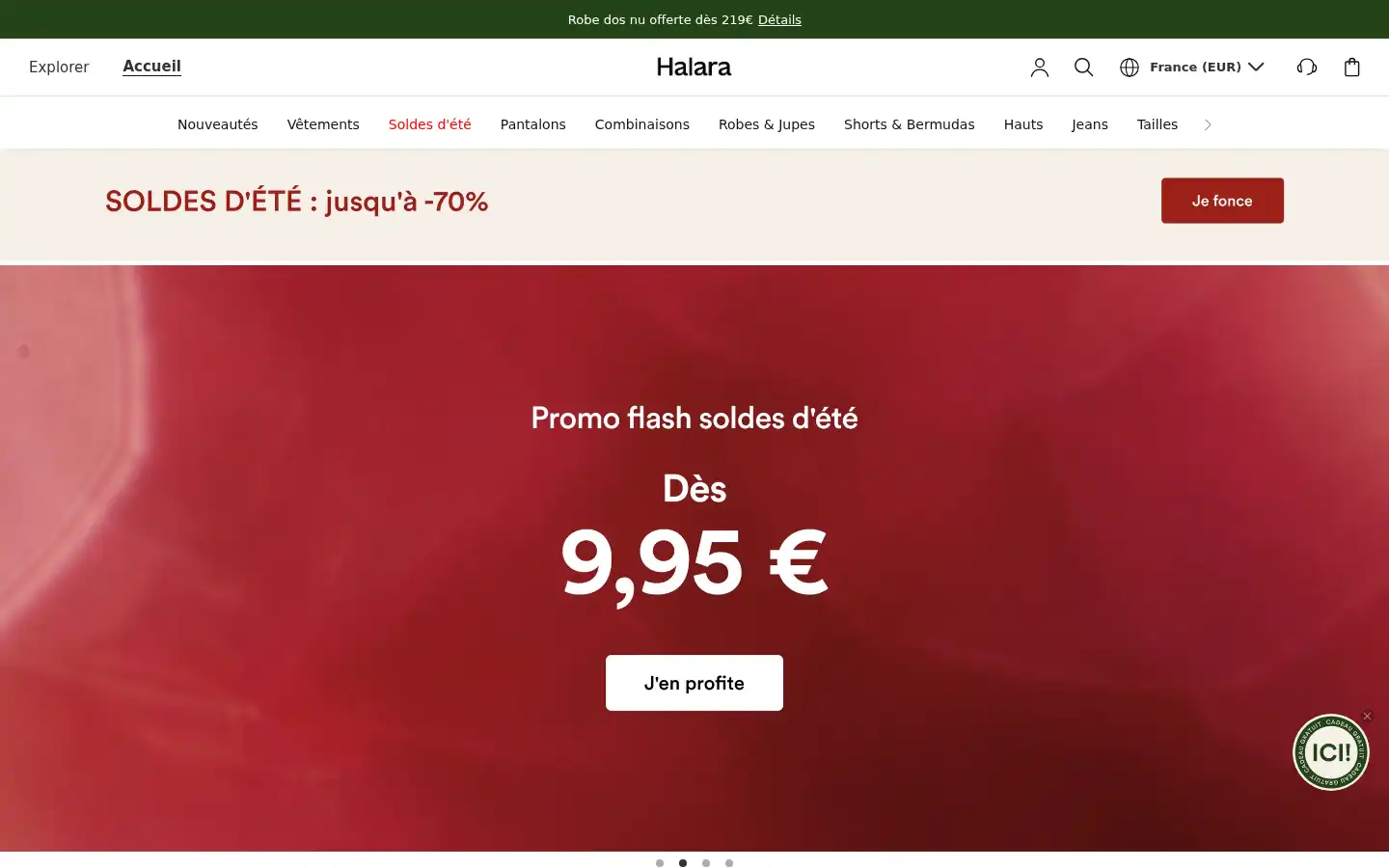 Screenshot of thehalara.com