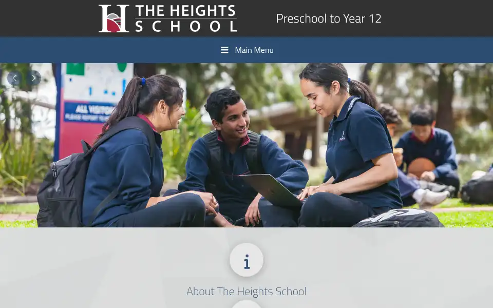 Screenshot of theheights.sa.edu.au