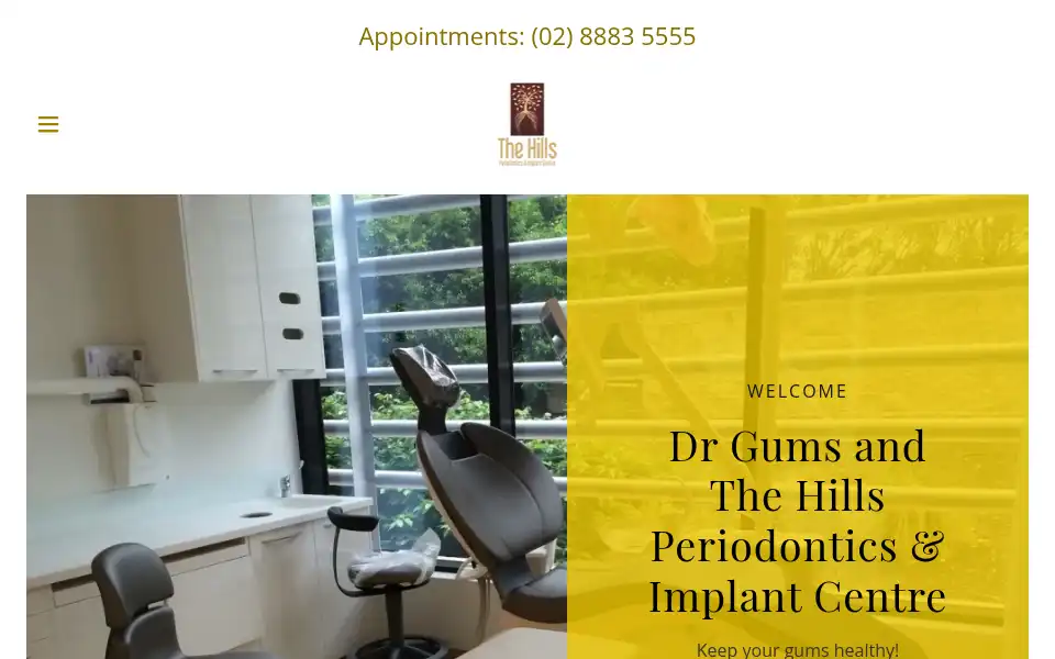 Screenshot of thehillsperio.com.au