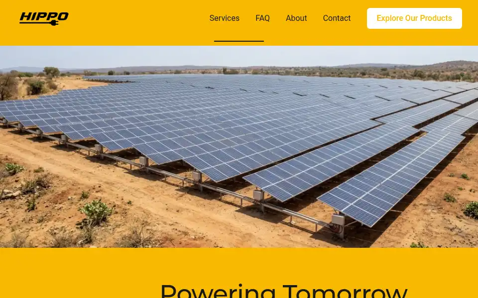 Screenshot of thehippotech.com