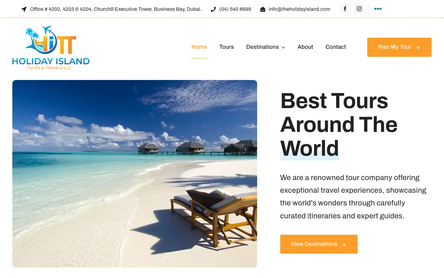 Screenshot of theholidayisland.com