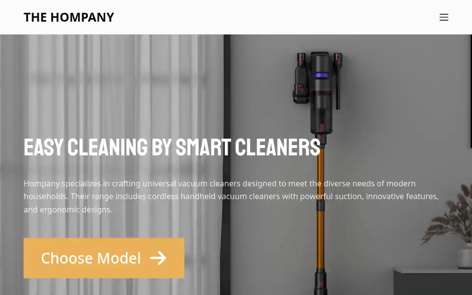Screenshot of thehompany.com